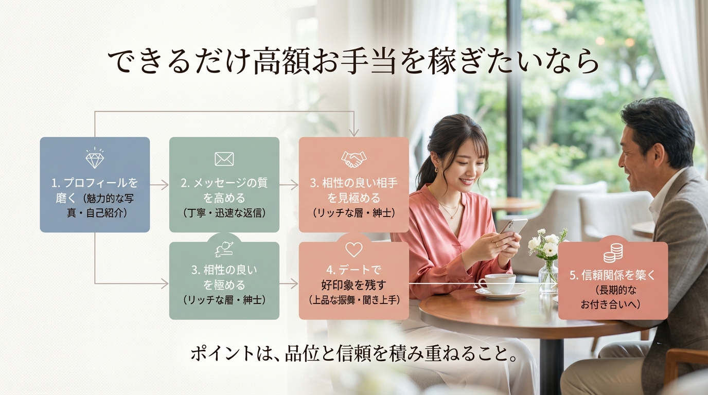 できるだけ高額お手当を稼ぎたいなら