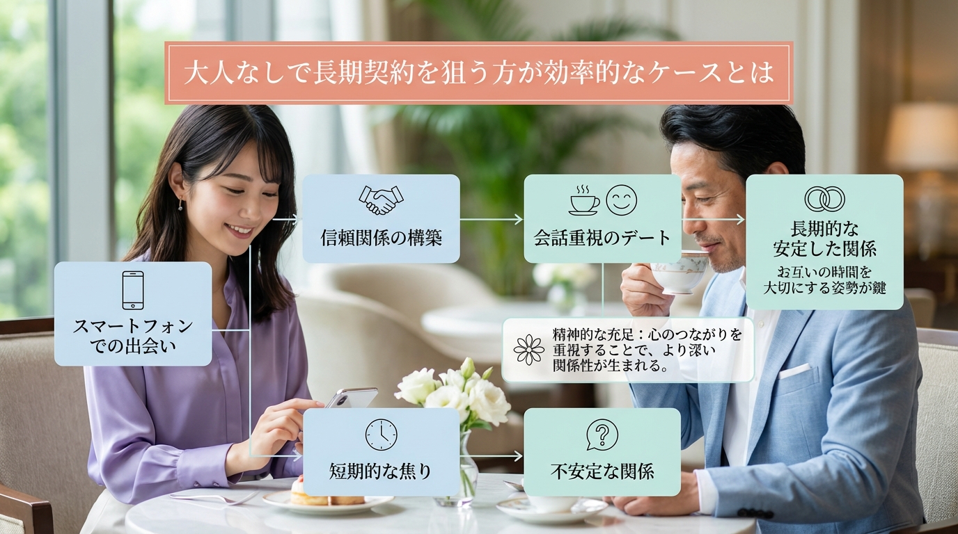 大人なしで長期契約を狙う方が効率的なケースとは