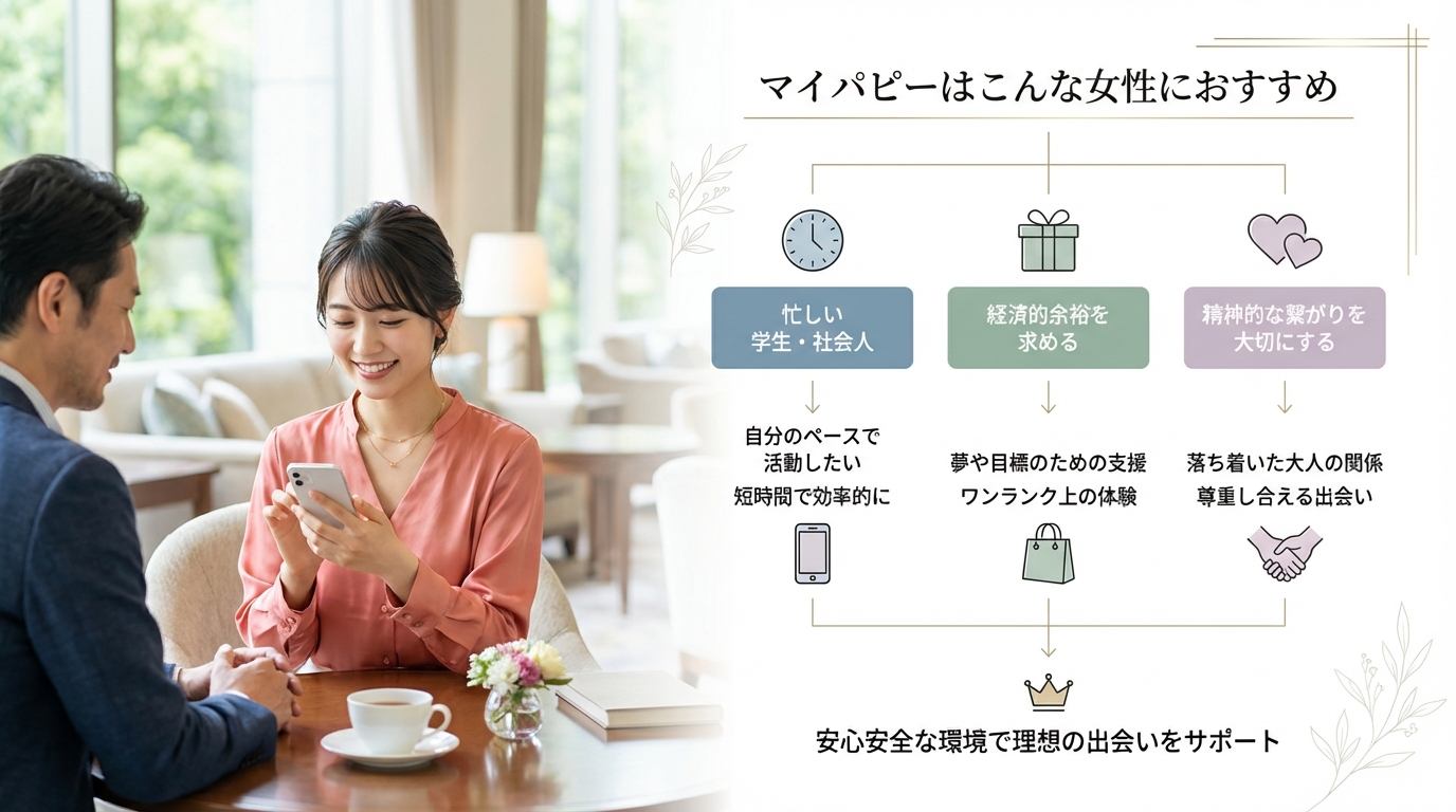 マイパピーはこんな女性におすすめ