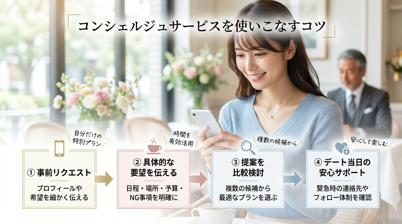 コンシェルジュサービスを使いこなすコツ